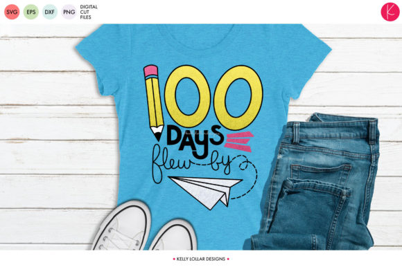 100 Days Flew By: A Charming Embroidery Design