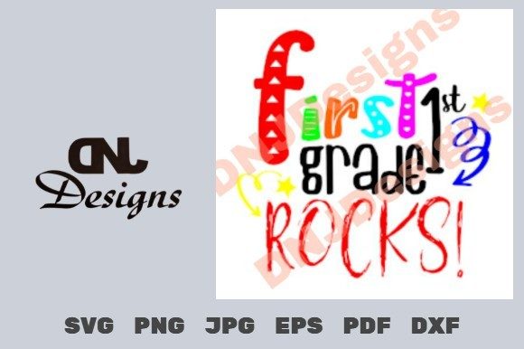 First Grade Rocks: A Versatile Cut File Pack