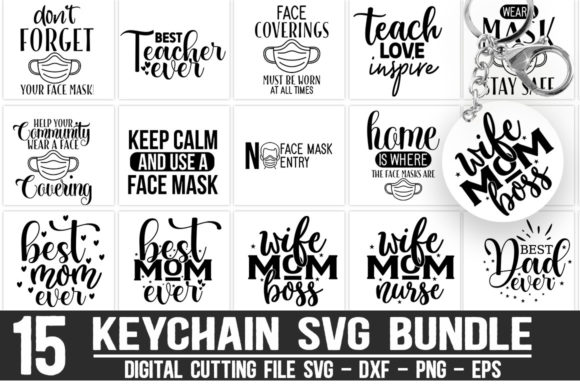 Keychain Bundle: A Versatile Design for Crafters