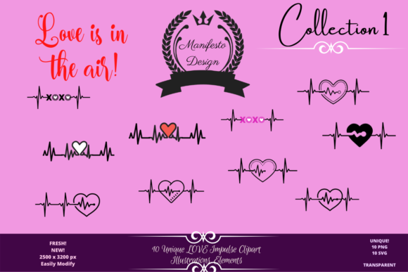 Love is in the Air Collection 1: A Fresh Embroidery Design