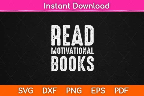 Read Motivational Books: A Versatile Design for Embroidery
