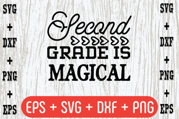 Second Grade is Magical: A Charming Embroidery Design
